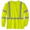 Carhartt Flame Resistant High-Vis Long-Sleeve Class 3 Pocket T-Shirt, Brite Lime, Medium, REG 105784-BLMMREG - alternate 2
